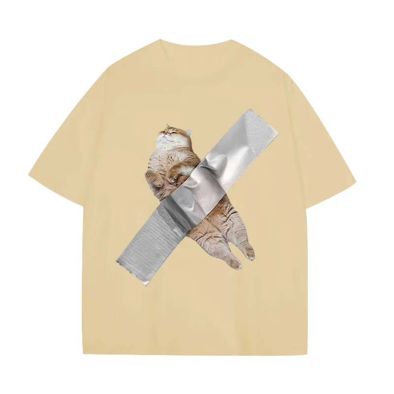 Unchained Cat Graphic T-Shirt