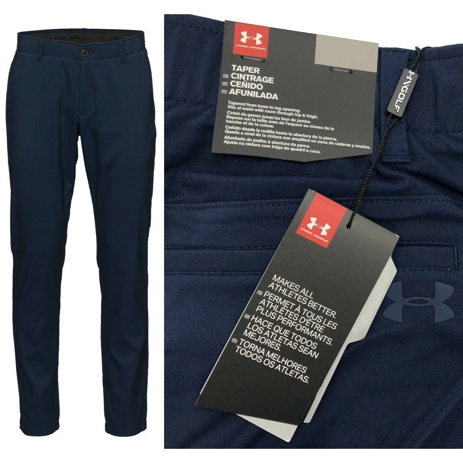 Under Armour CGI Showdown Tapered Golf Trousers 1317367 Academy 408