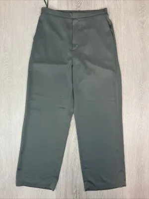 Uniqlo Womens Satin Green Dress Pants Size Large