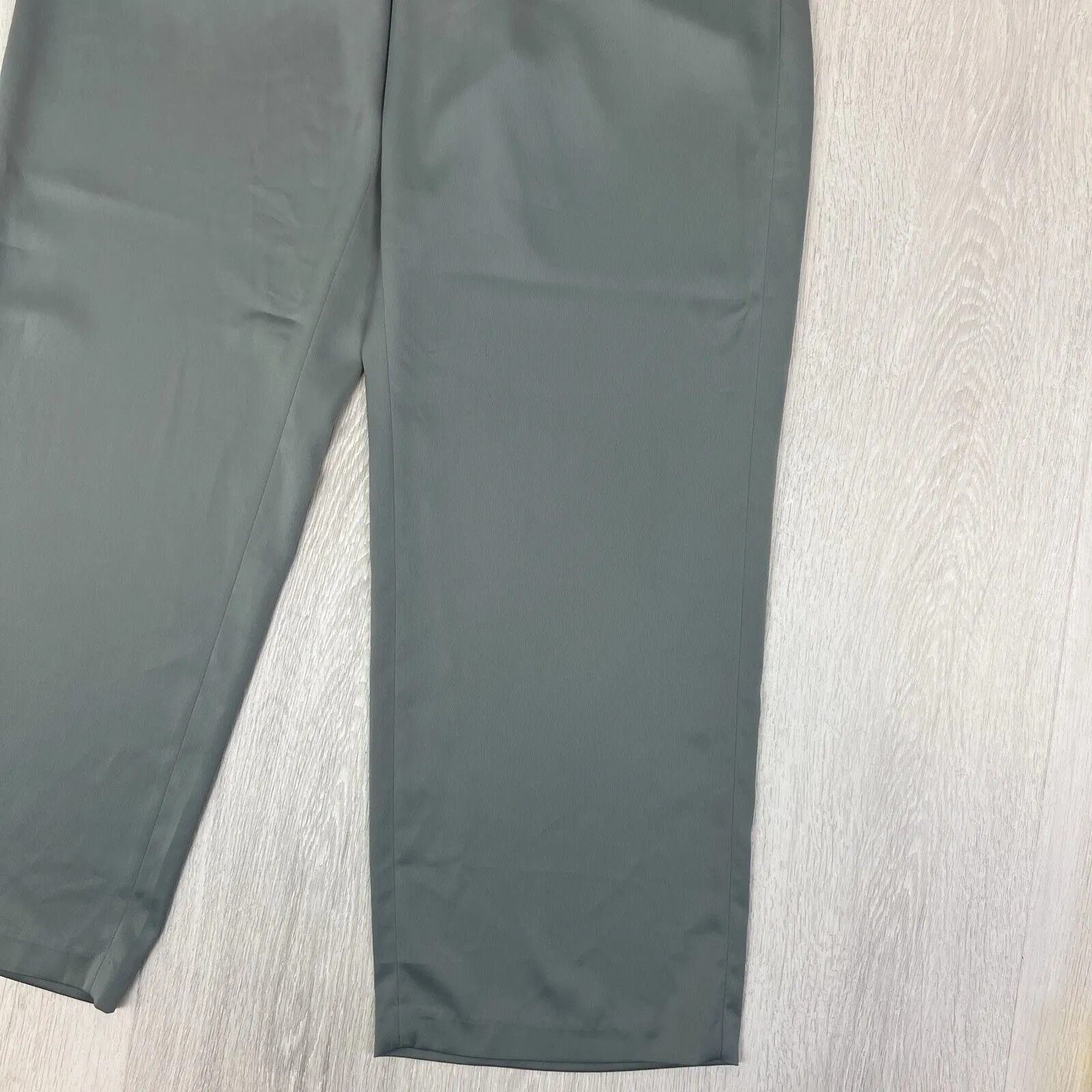 Uniqlo Womens Satin Green Dress Pants Size Large