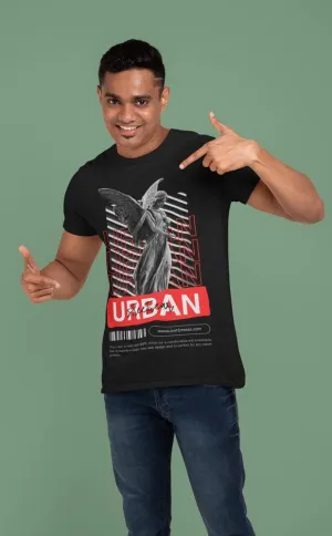 Urban Streetwear - Unisex Oversized Cotton Graphic Printed T-Shirt