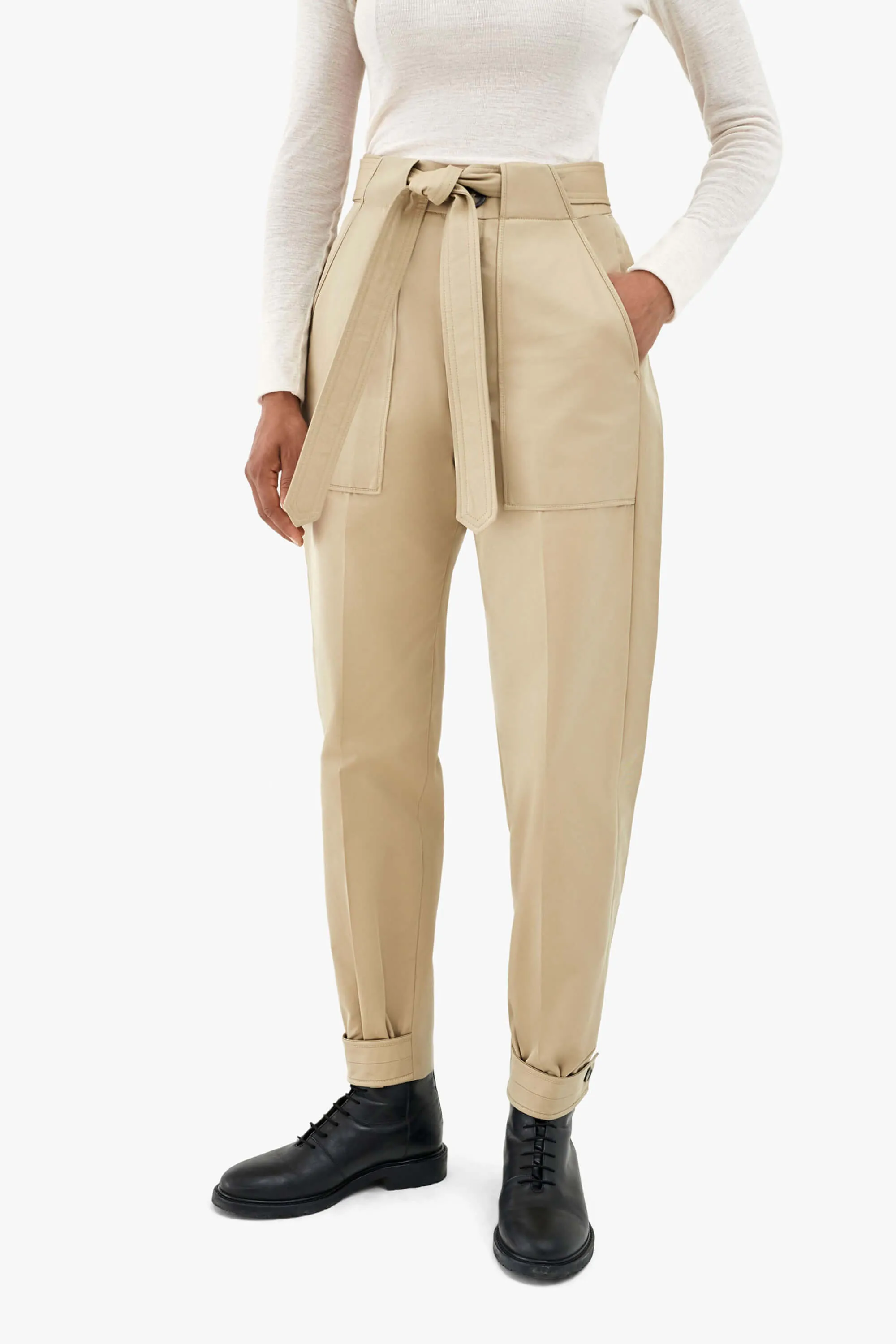 Utility Tapered Trouser - Sand