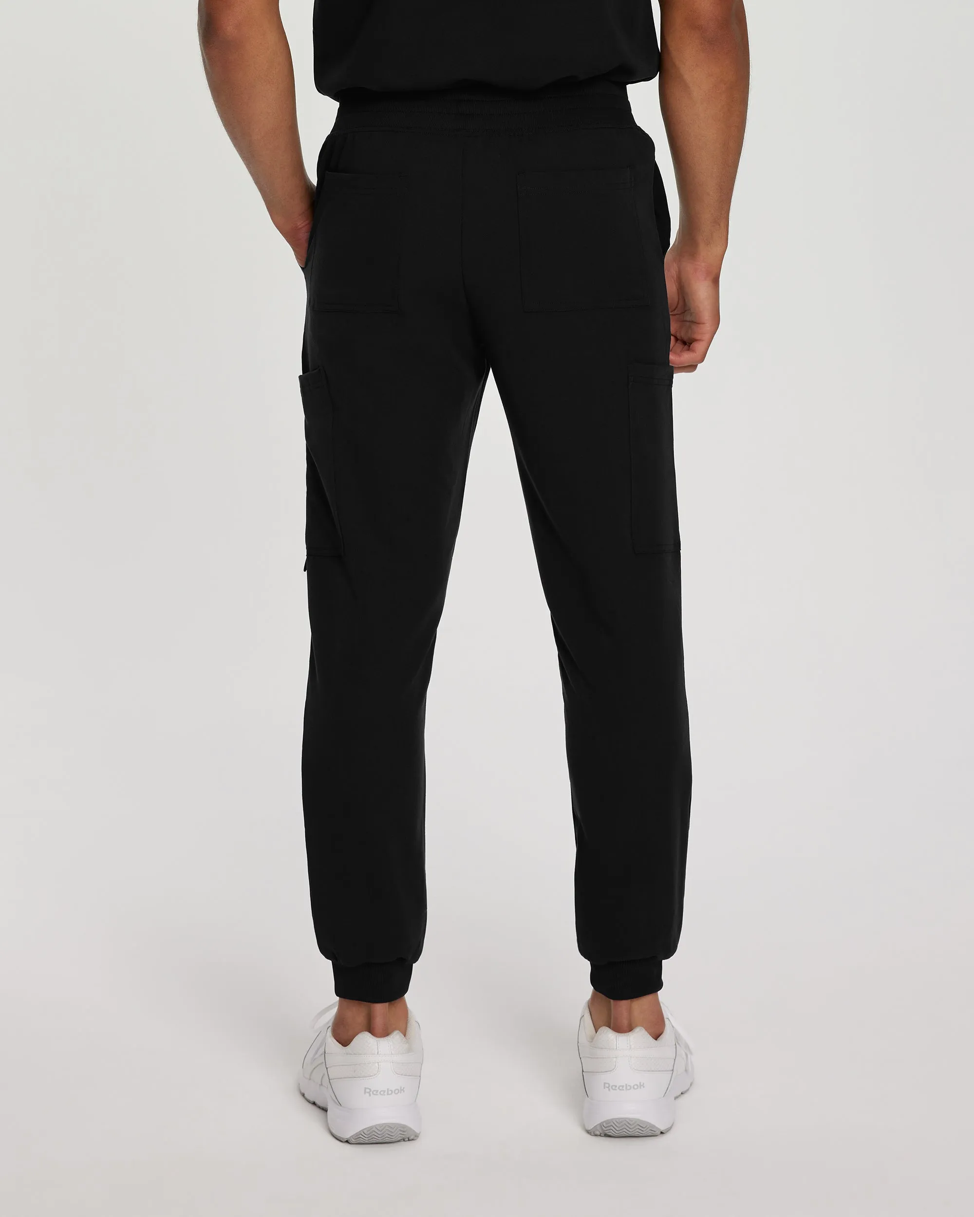 V-Tess 222 Men's Jogger Scrub Pants Black