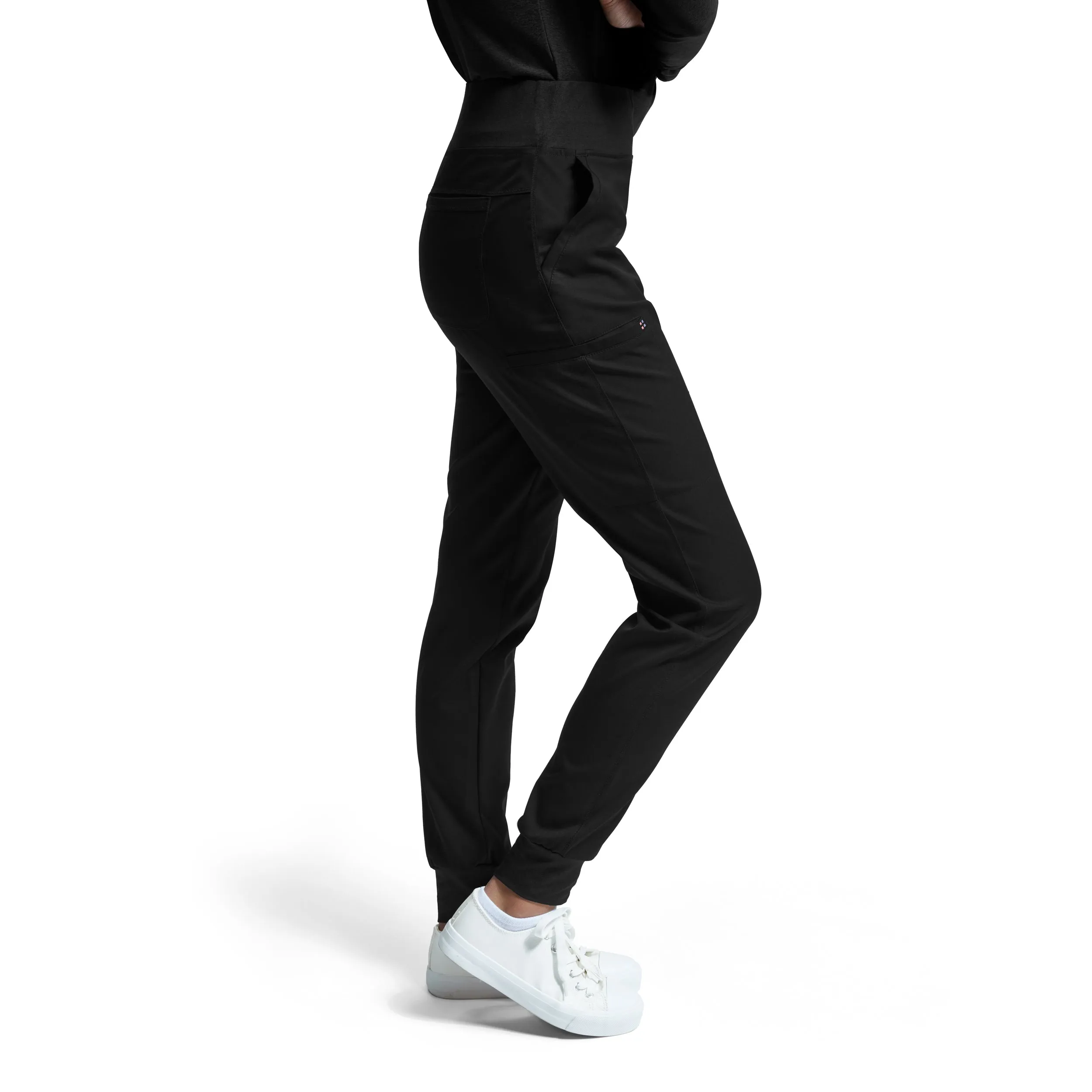 VIBE WB420 Women's Jogger Scrub Pants Black