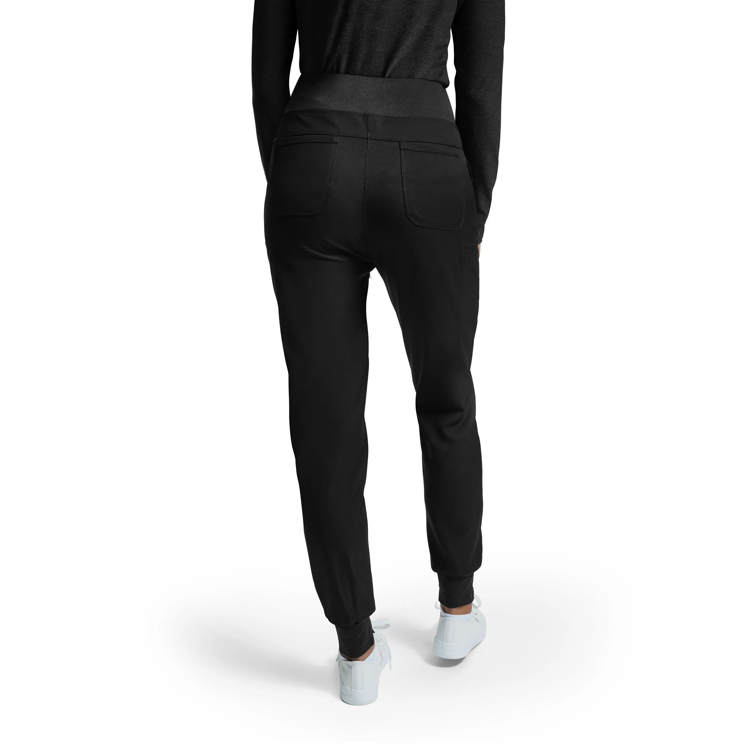 VIBE WB420 Women's Jogger Scrub Pants Black