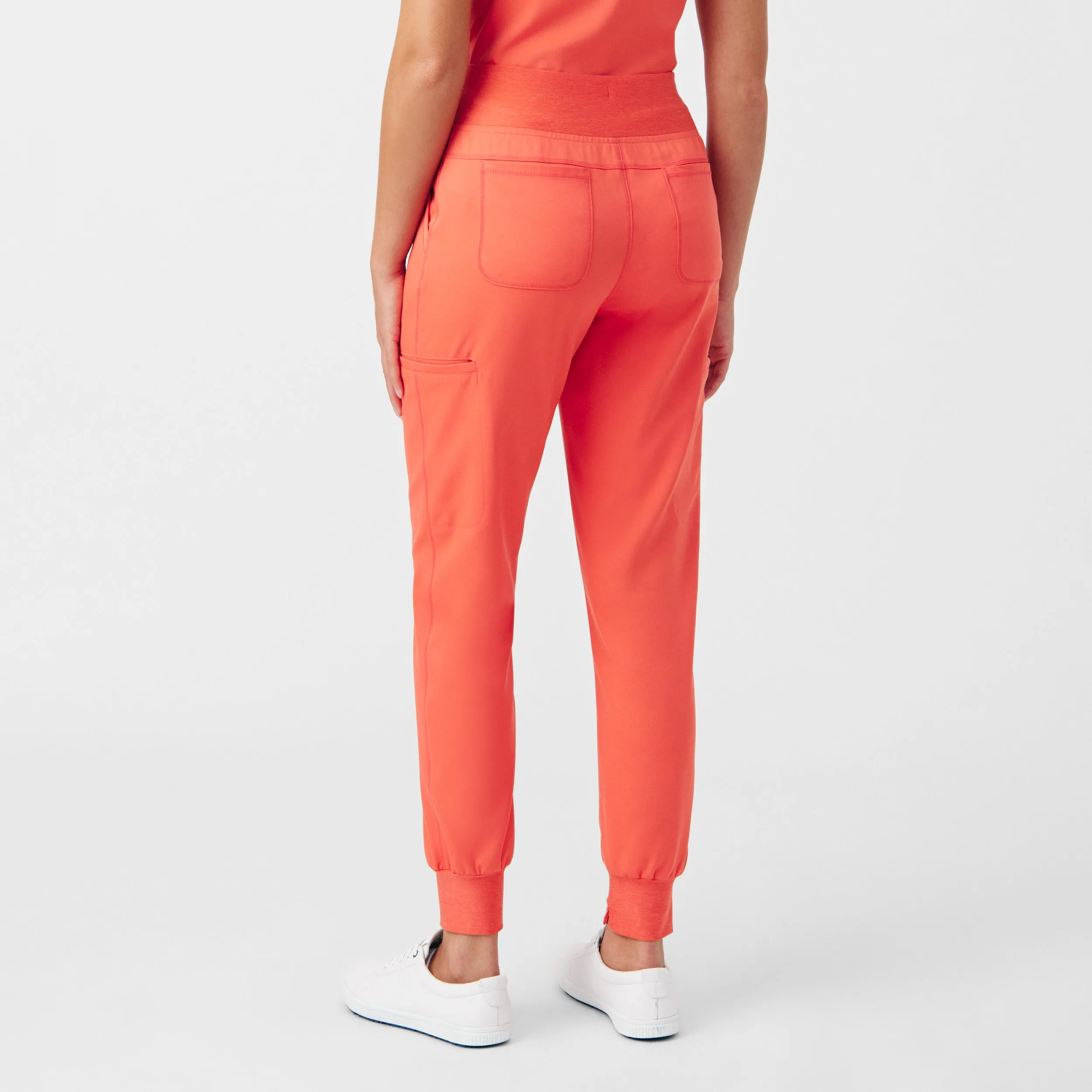 VIBE WB420 Women's Jogger Scrub Pants Coral Sunset