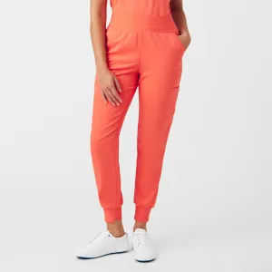 VIBE WB420 Women's Jogger Scrub Pants Coral Sunset