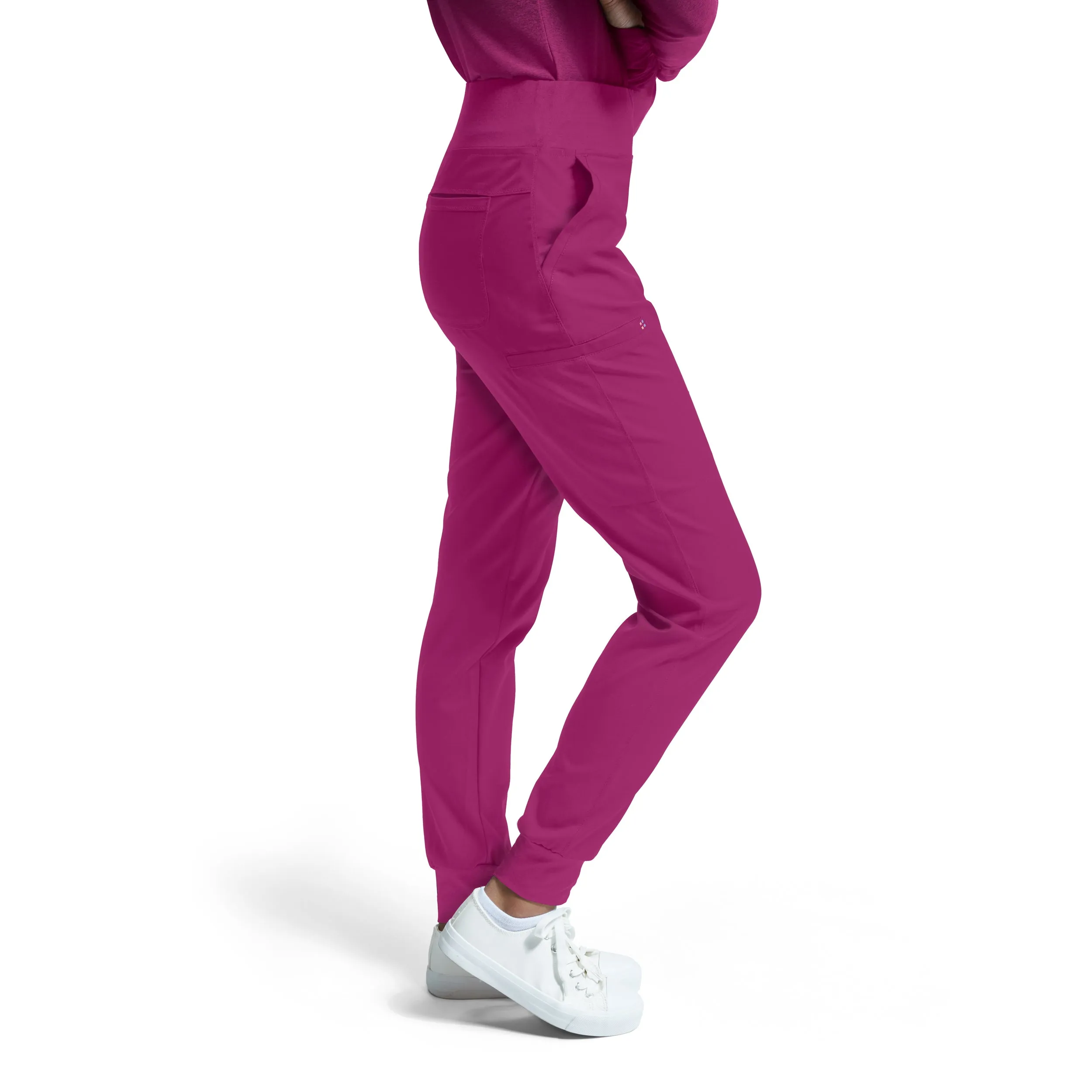 VIBE WB420 Women's Jogger Scrub Pants Electric Purple