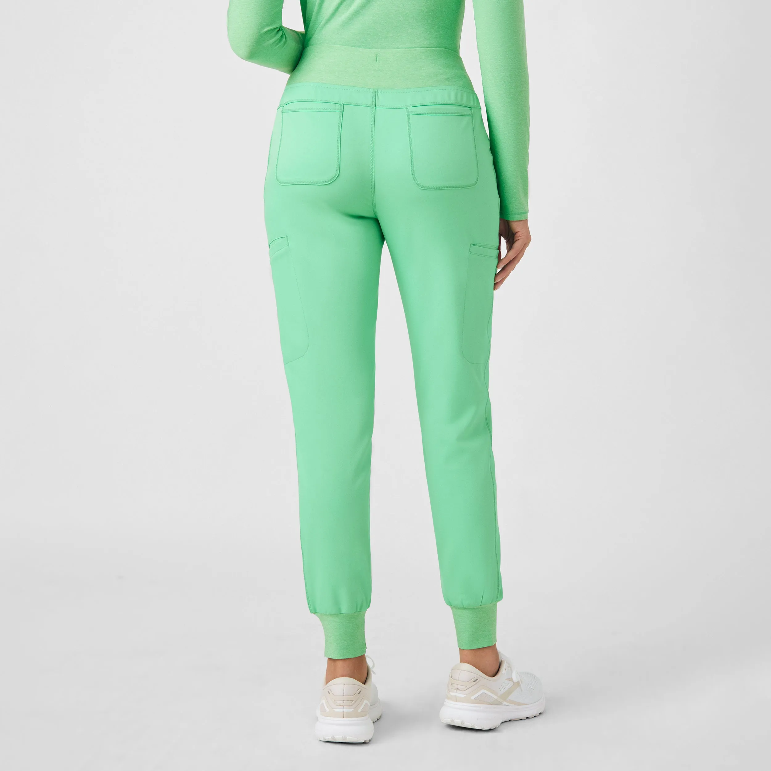 VIBE WB420 Women's Jogger Scrub Pants Mint Julep