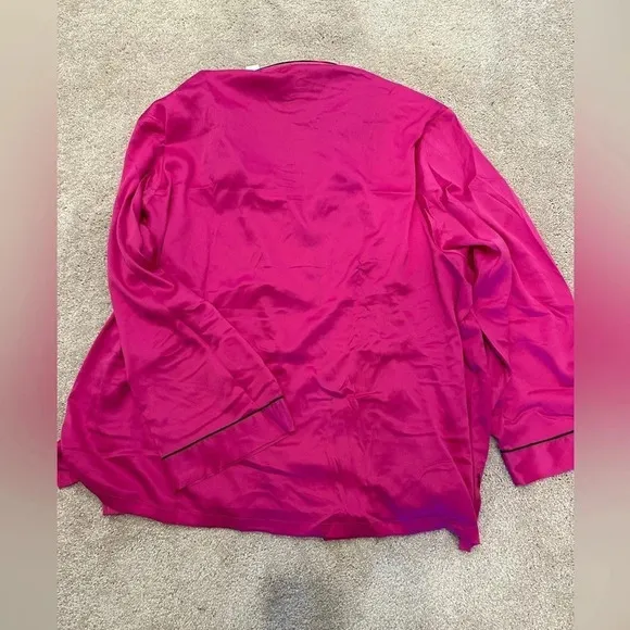 Victoria’s Secret Pink satin Pajama Set XXL NWT