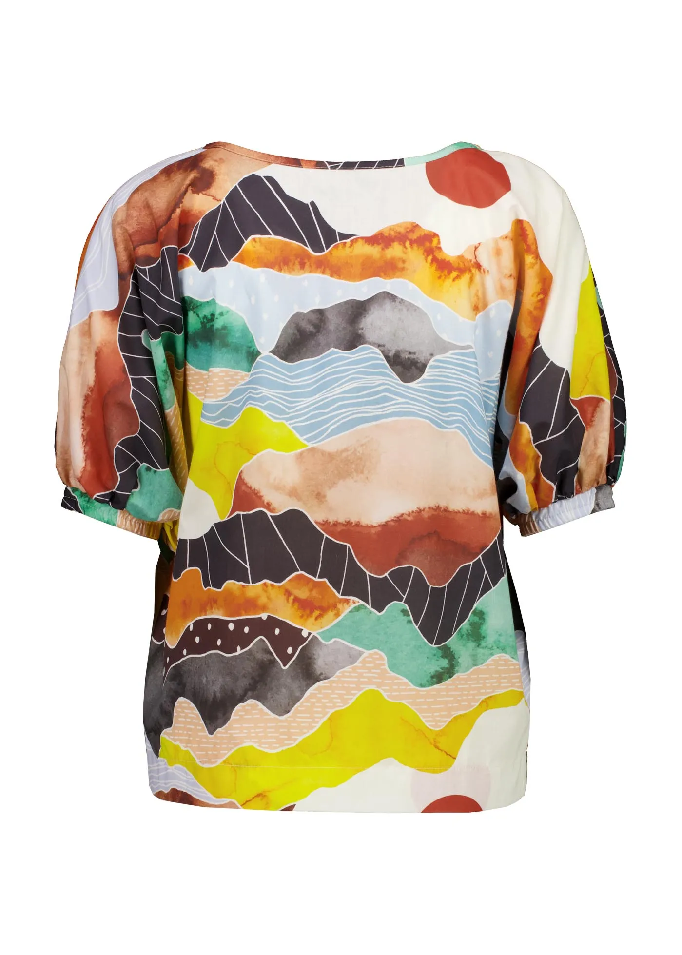 Vista Camisa Orange in Cotton