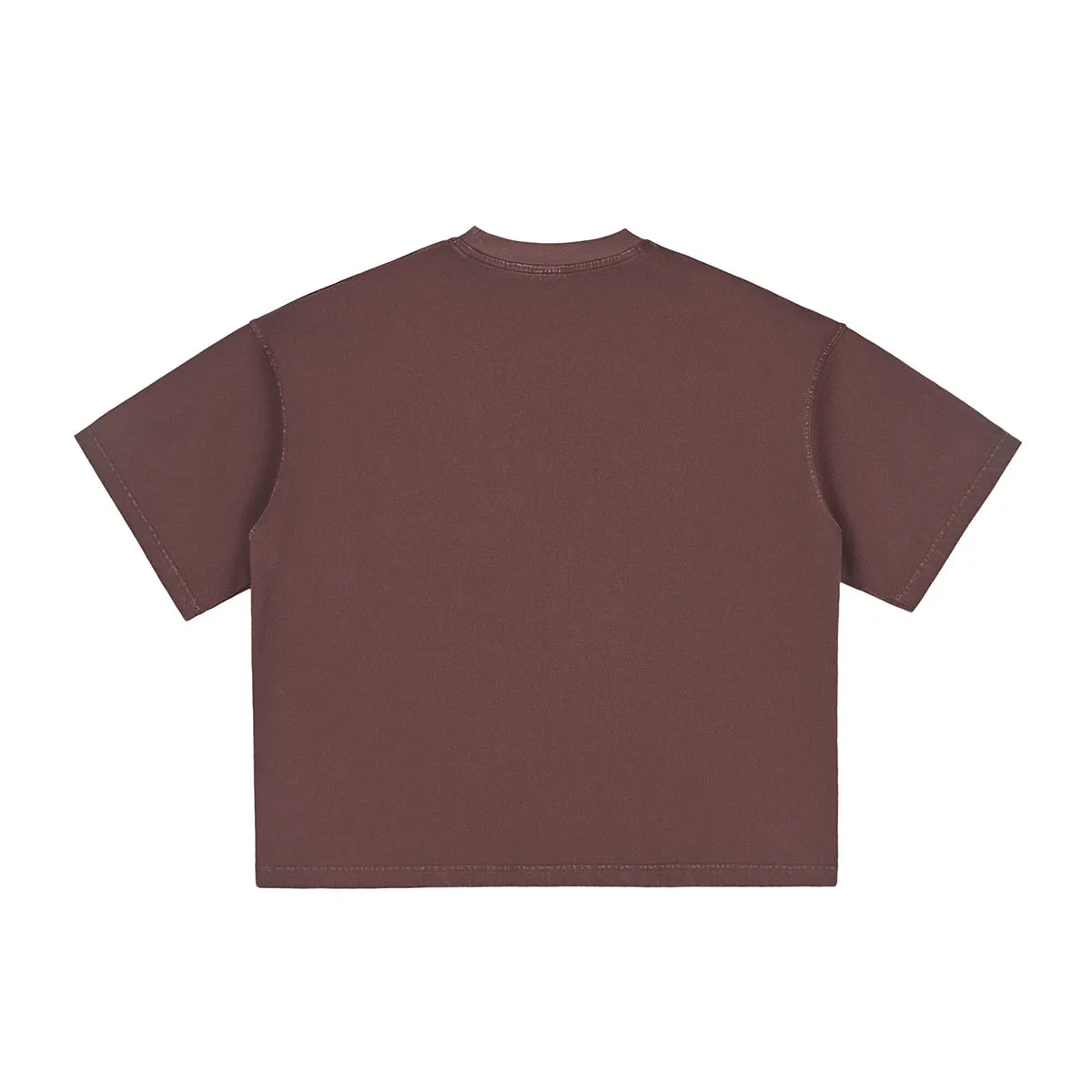 Washed Cotton Boxy T Shirt 260gsm
