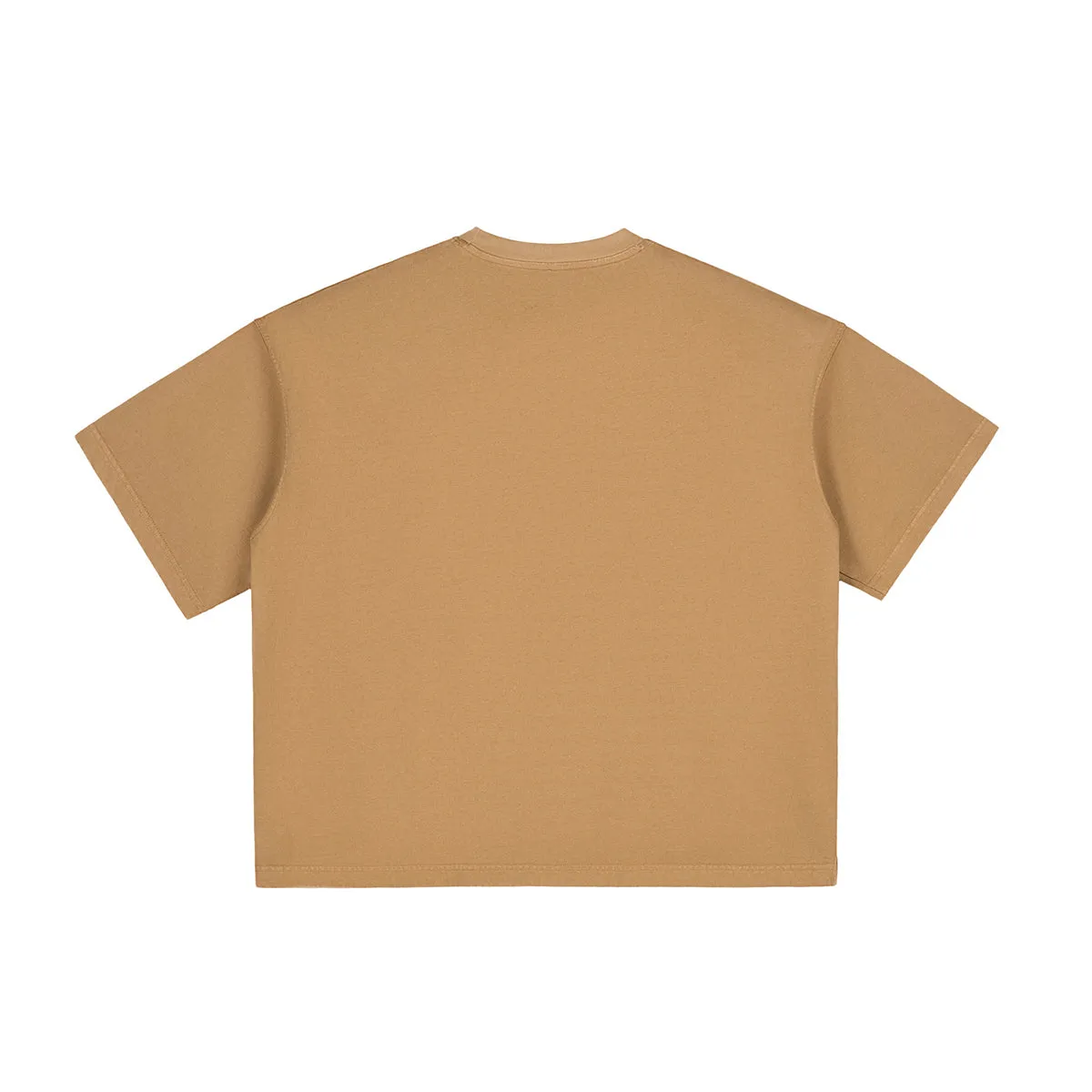 Washed Cotton Boxy T Shirt 260gsm