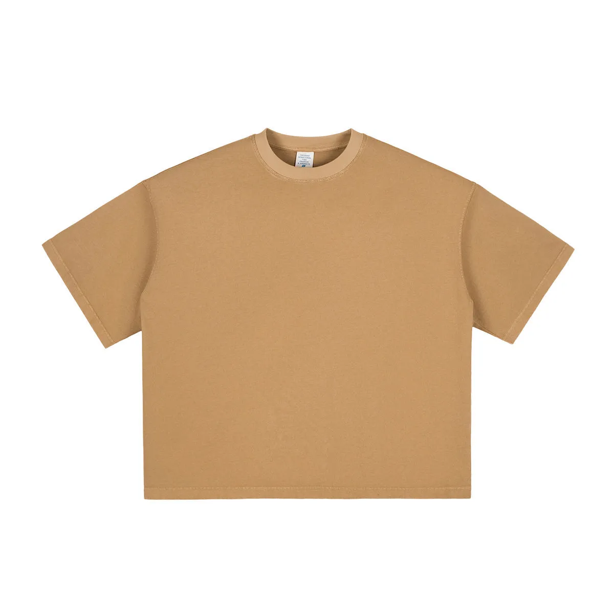 Washed Cotton Boxy T Shirt 260gsm