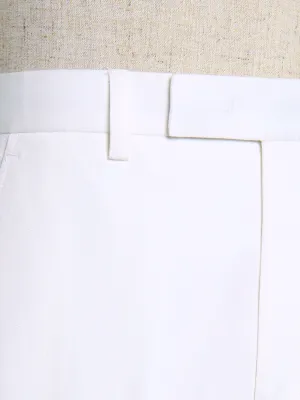 White Belt Loop Formal Trouser