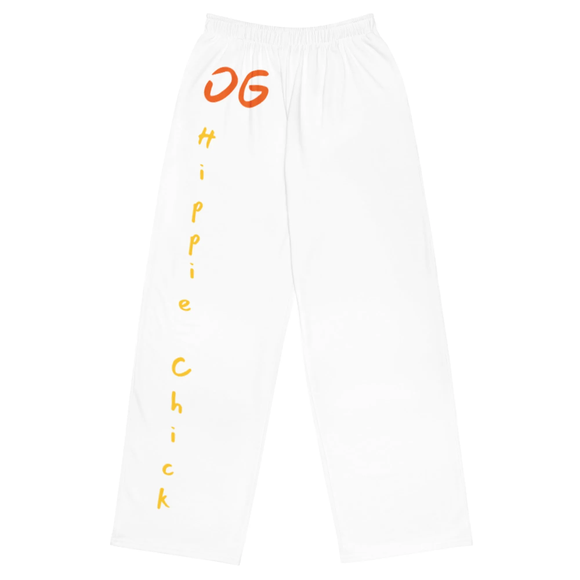 White Unisex Pants - OG Hippie Chick
