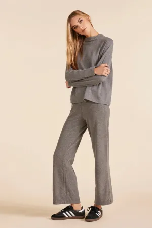 Wide Leg Pant - Charcoal