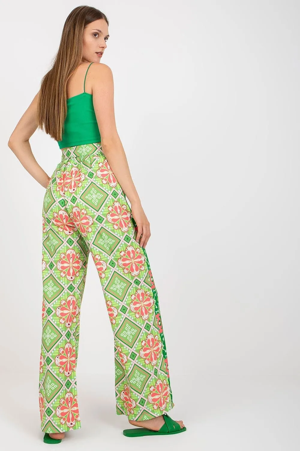 Women high waist wide legs pants