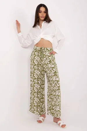 Women light high waist trousers
