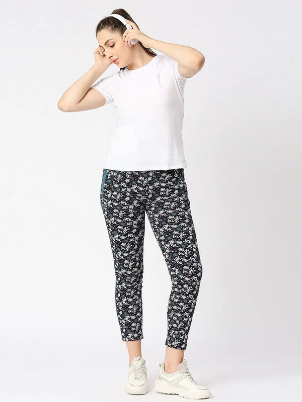 Women Multicolor Printed Track Pants - NEO CLASSIC TRACK-ST-BK