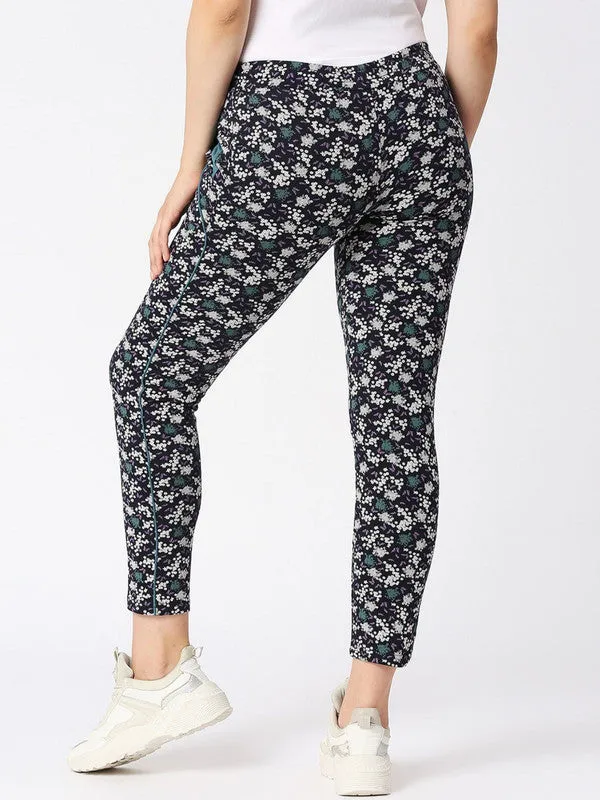 Women Multicolor Printed Track Pants - NEO CLASSIC TRACK-ST-BK