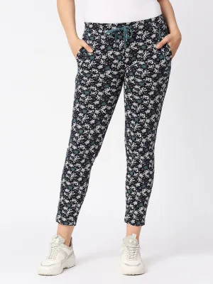Women Multicolor Printed Track Pants - NEO CLASSIC TRACK-ST-BK