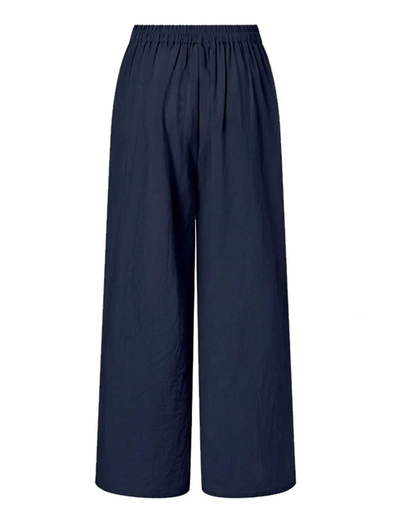 Women’s Elastic Waist Wide Leg Pants