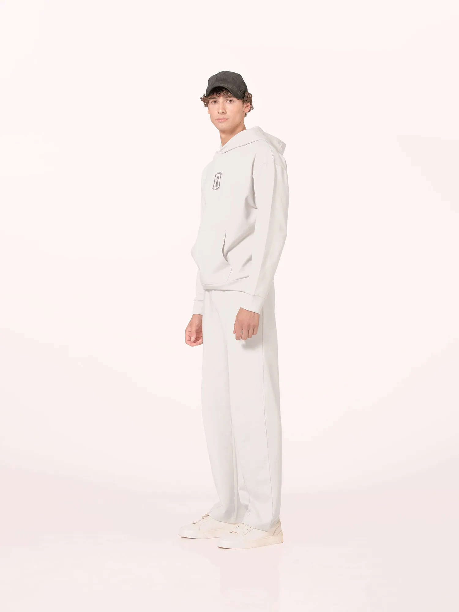woo'ed wide-leg pants