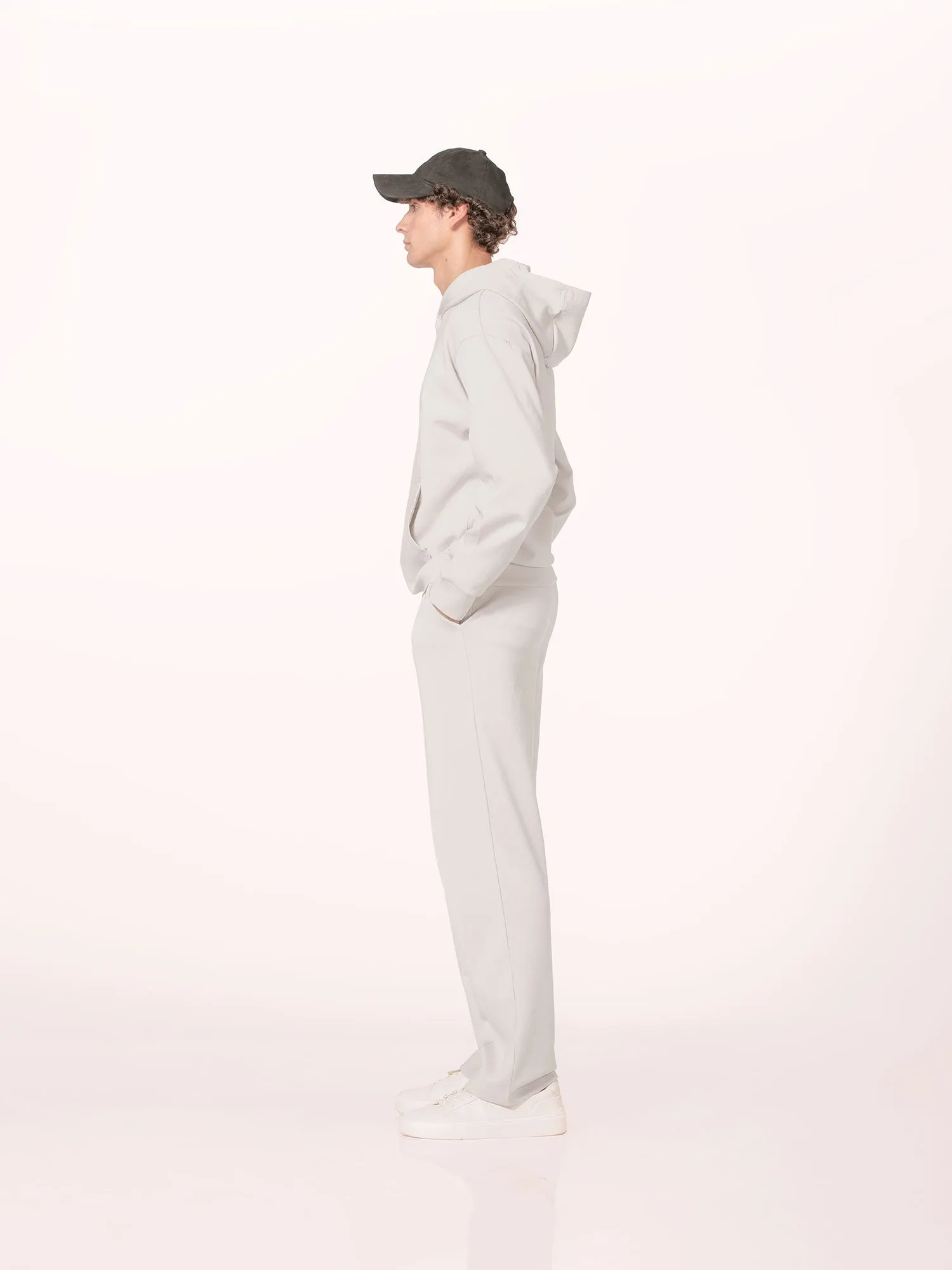 woo'ed wide-leg pants