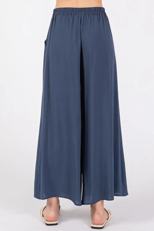 Woven Wide Leg Pant NP16207G1