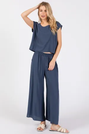 Woven Wide Leg Pant NP16207G1