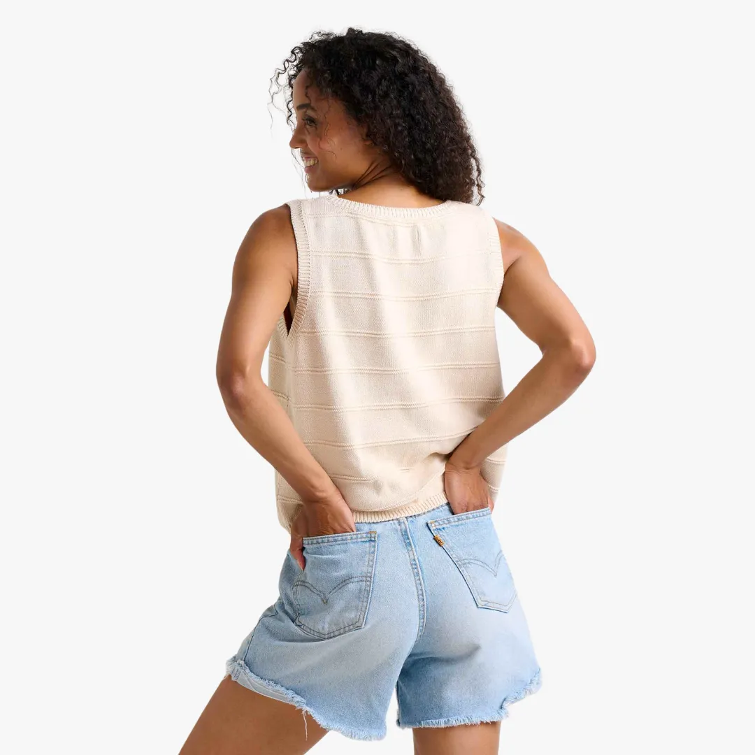 W's Bianca Crew Tank Embroidered