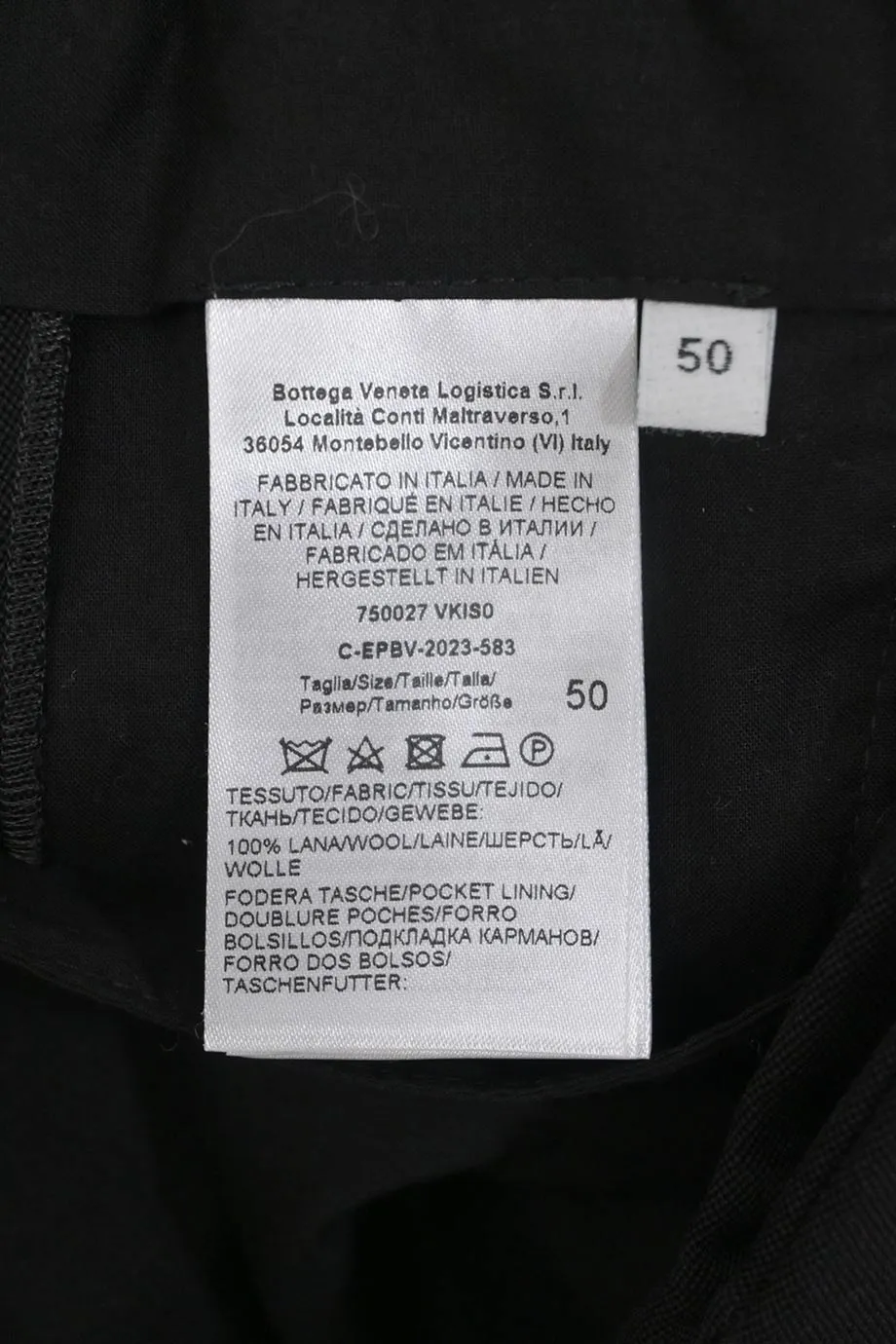 [WW40141] Bottega Veneta | Tapered Pants