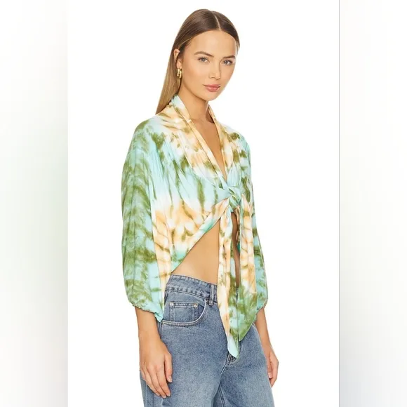 Young, Fabulous &amp; Broke Carmen Top Orig $106 &amp; Aiko Pants Orig $164 Both Sz L