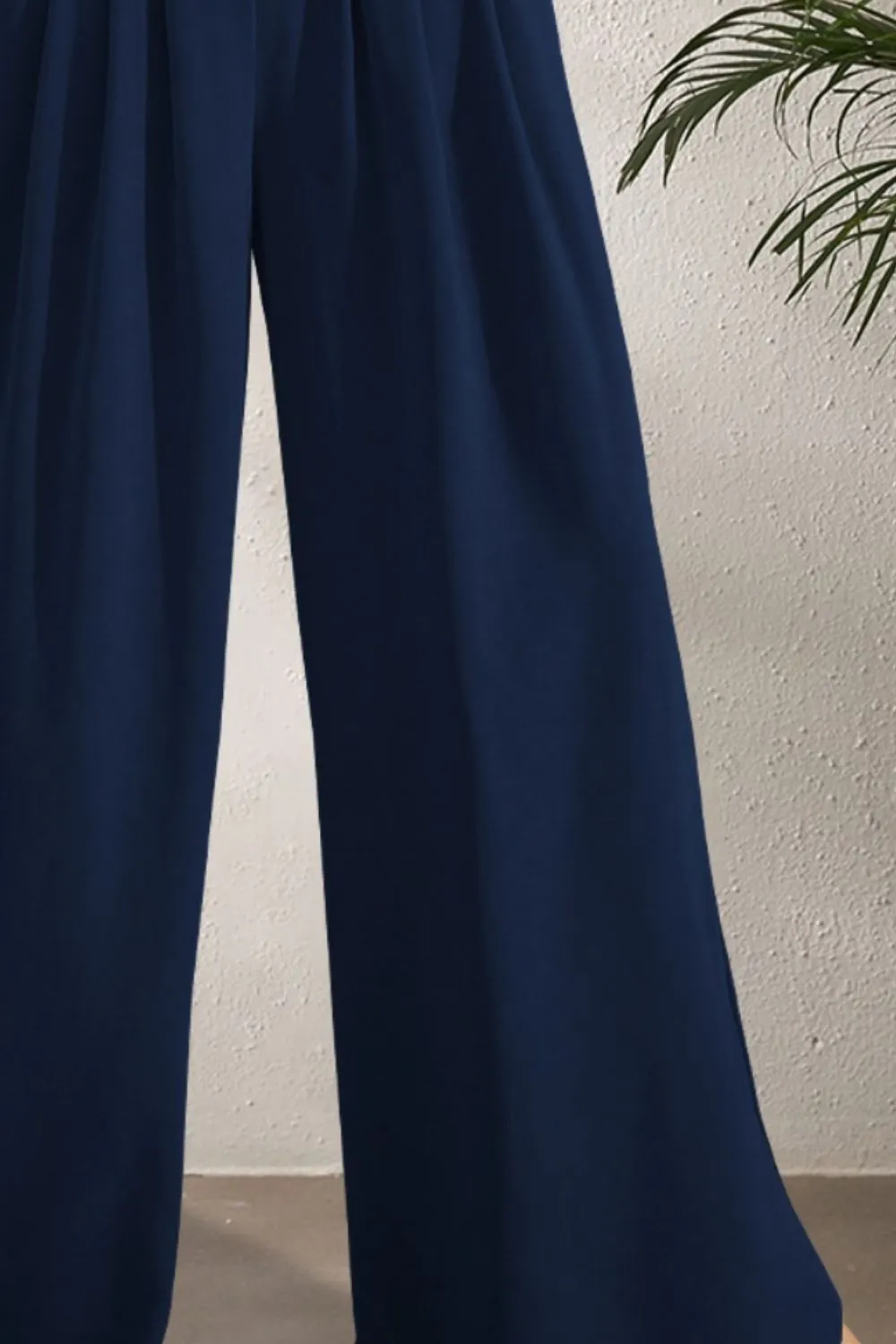 Zealand Pocketed High Waist Wide Leg Pants